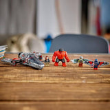 LEGO Captain America vs Red Hulk building set, UK version