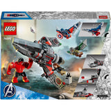 LEGO Captain America vs Red Hulk building set, UK version