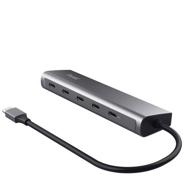 Trust Halyx 5 Port USB-C Hub, UK version
