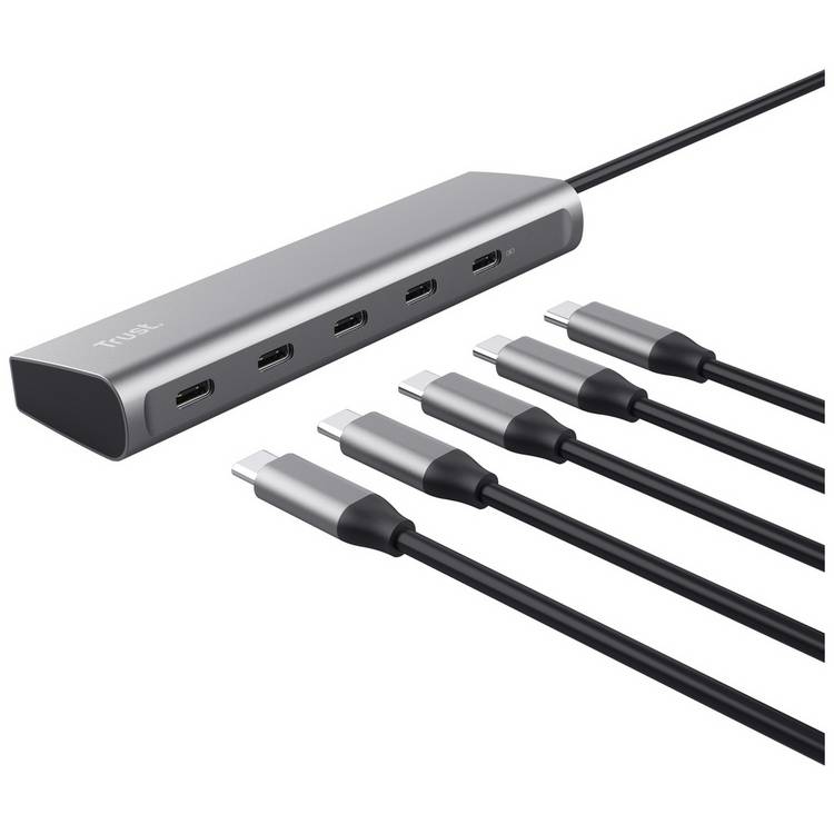 Trust Halyx 5 Port USB-C Hub, UK version
