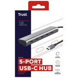 Trust Halyx 5 Port USB-C Hub, UK version