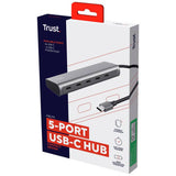Trust Halyx 5 Port USB-C Hub, UK version