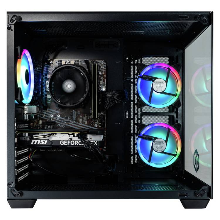 CyberPowerPC gaming desktop with Ryzen 5 and RTX 4060, UK version