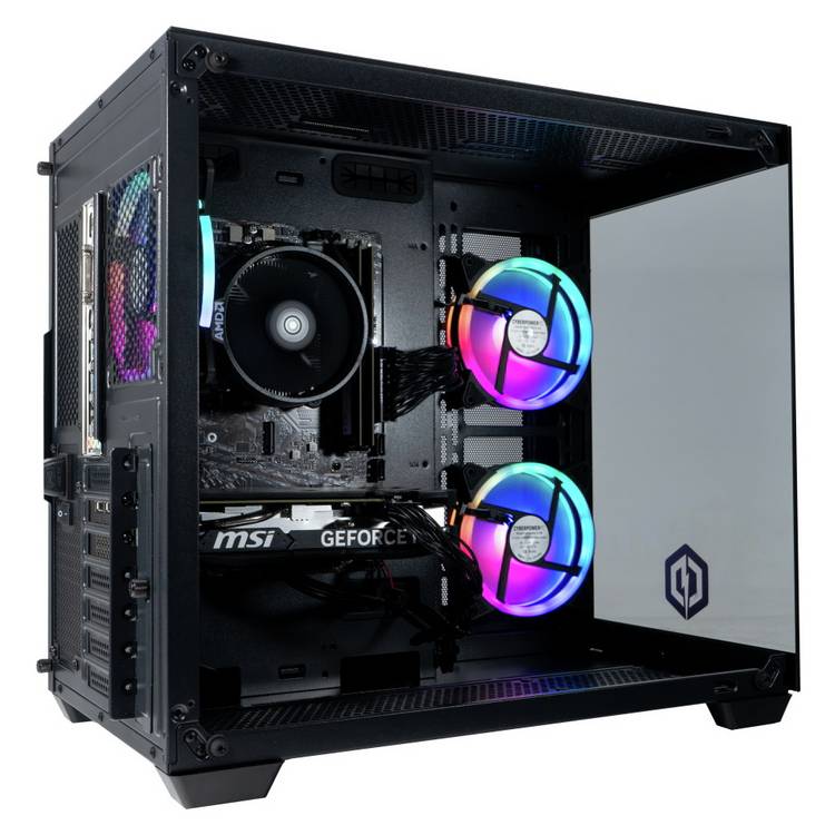 CyberPowerPC gaming desktop with Ryzen 5 and RTX 4060, UK version