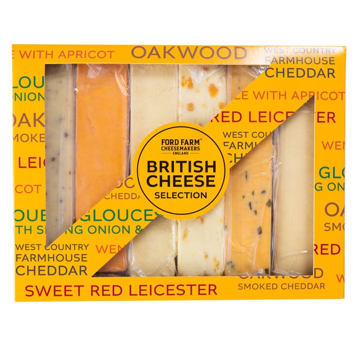 Ford Farm British cheese selection 12 x 200g - British product