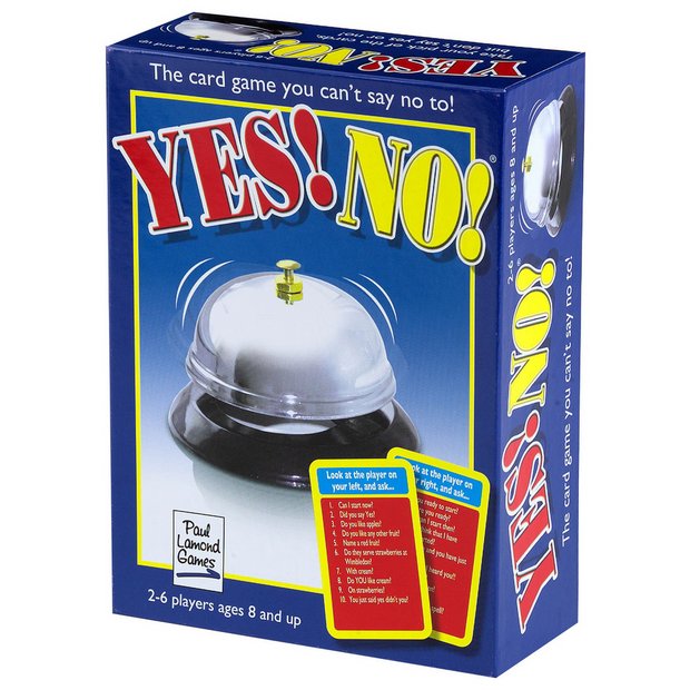 Yes! No! family card game (British brand)