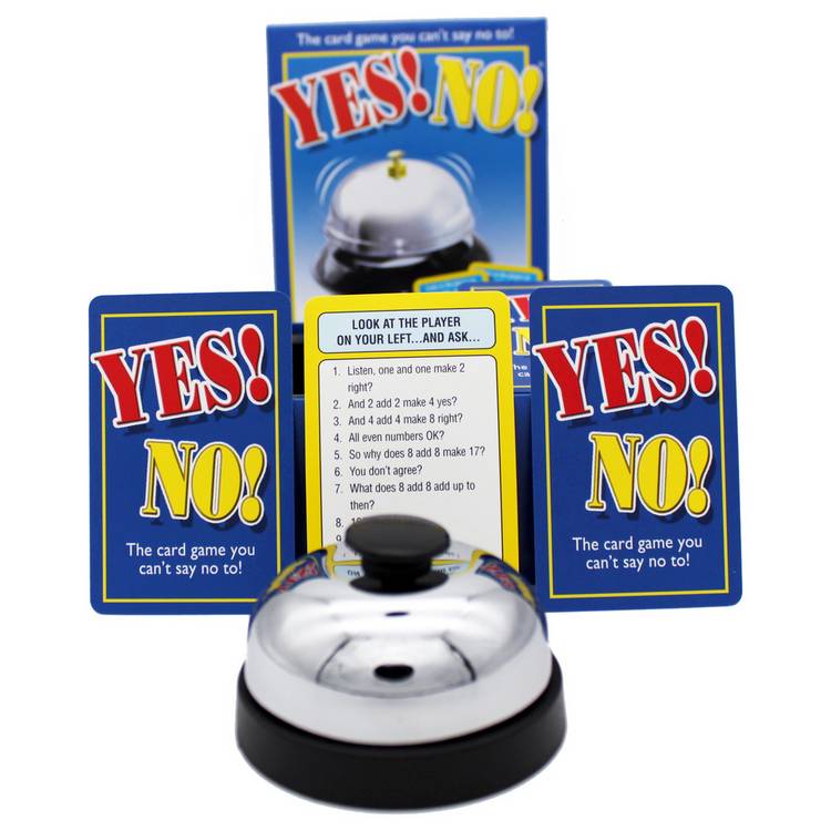 Yes! No! family card game (British brand)