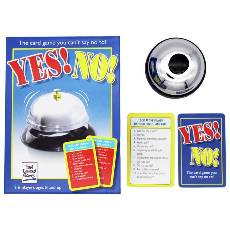 Yes! No! family card game (British brand)