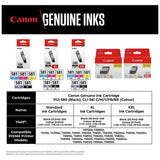 Canon PGI-580PGBK CLI-581 ink cartridges 5-pack, imported from the UK