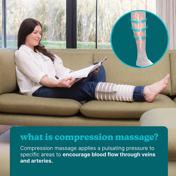 Homedics calf compression massage sleeve, UK version