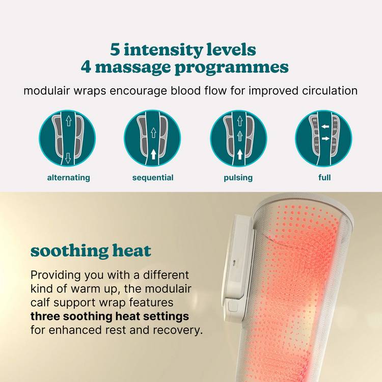 Homedics calf compression massage sleeve, UK version
