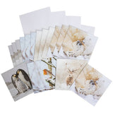 Comic Relief photographic animal Christmas cards 24 pack (British brand)