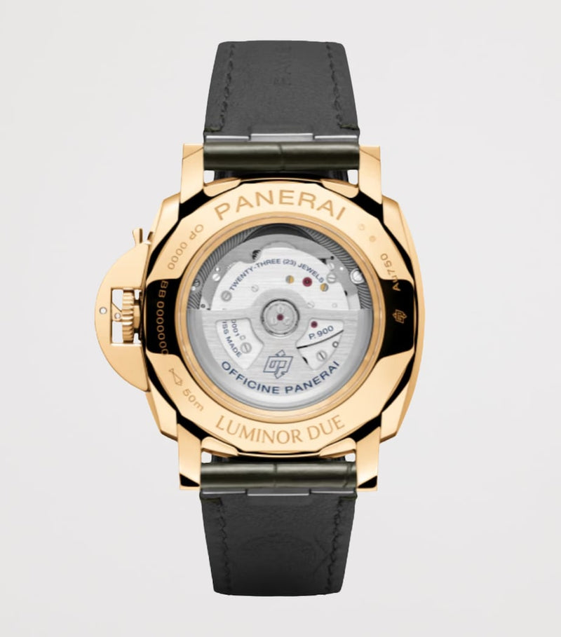 Panerai Yellow Gold Luminor Due Watch 42mm, UK version