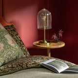 Argos Habitat x Morris & Co Glass & Brass Cloche Table Lamp- Buy online at McGrocer
