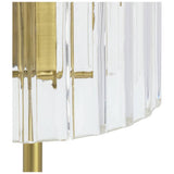 Habitat x Morris & Co glass cloche table lamp with brass base (British brand)