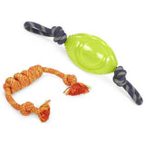 Argos Petface Glow In The Dark HI VIS Rope And Rugby Ball Dog Toy Bundle- Buy online at McGrocer