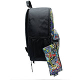 DC Comics backpack and pencil case set, imported from the UK