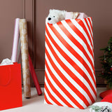 Home giant candy stripe paper gift bag 70cm (British brand)