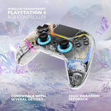Deltaco wireless PS4 controller transparent, imported from the UK