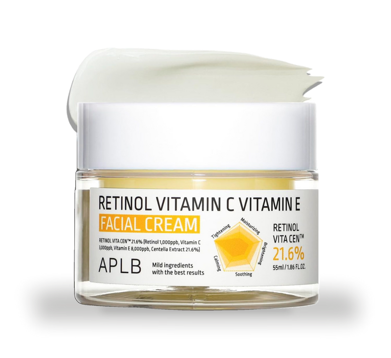 APLB retinol vitamin C E facial cream 55ml, imported from the UK