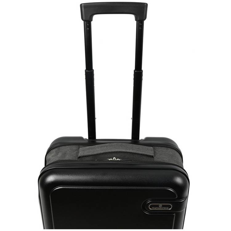 Featherstone foldable suitcase black cabin size, imported from the UK