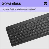 HP black wireless keyboard 230, UK version