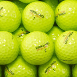 Kirkland 3-piece urethane golf balls neon yellow 24 pack - British product