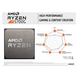 AMD Ryzen 7 5700G processor with Radeon graphics (British brand)