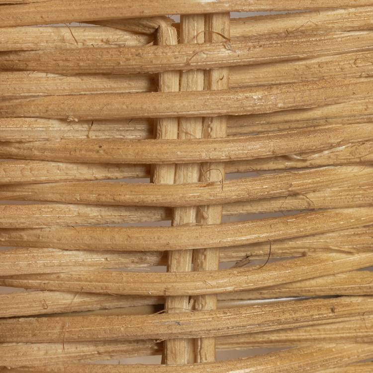 Habitat rattan hanging basket natural finish compact size - British product