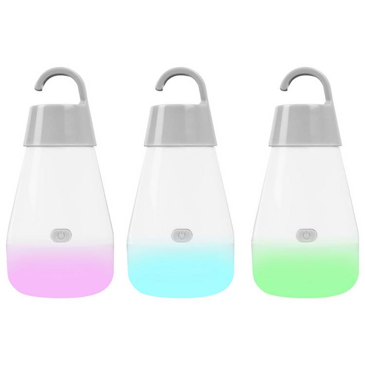 Streetwize camping orb lights set three colour changing (British brand)