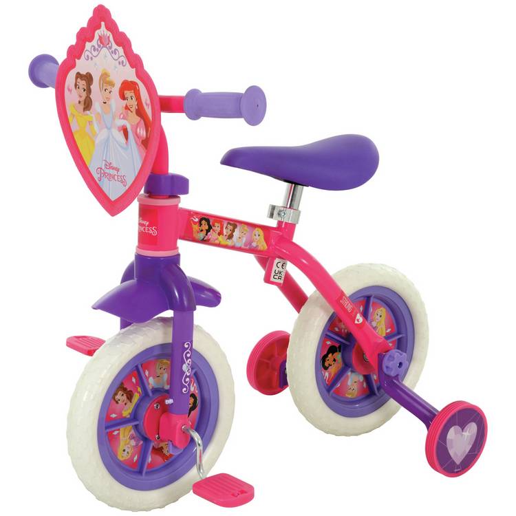 Disney Princess 2-in-1 balance and beginner bike 10 inch, UK version