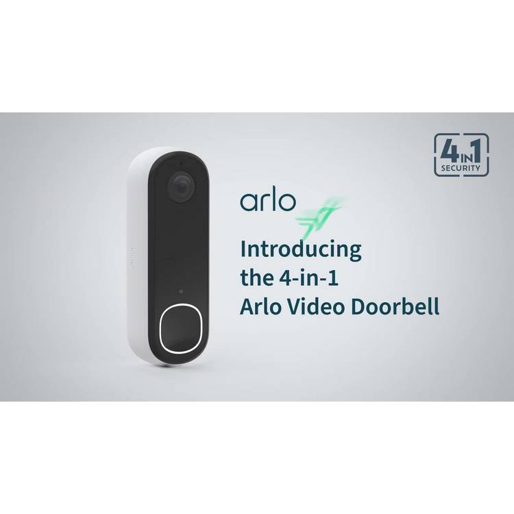 Arlo Essential HD 4-in-1 Smart Video Doorbell, UK version