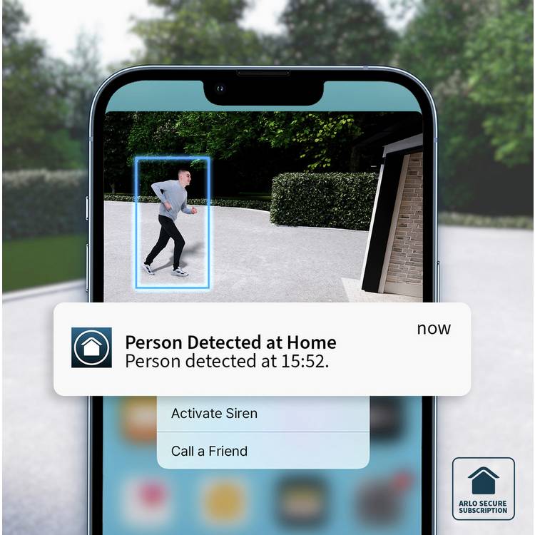 Arlo Essential HD 4-in-1 Smart Video Doorbell, UK version