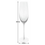 Habitat blue gradient champagne flutes set of 4, imported from the UK