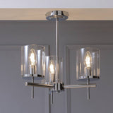 Argos Home uplighter ceiling light chrome finish - British product
