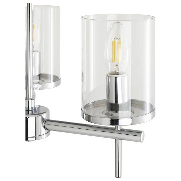 Argos Home uplighter ceiling light chrome finish - British product