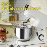 Russell Hobbs Go Create white stand mixer (British brand)