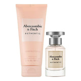 Superdrug Abercrombie & Fitch Authentic Woman Eau de Parfum and Body Lotion Gift Set 50ml + 200ml- Buy online at McGrocer