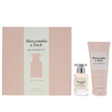 Abercrombie & Fitch Authentic Woman fragrance gift set 50ml EDP 200ml lotion (British brand)