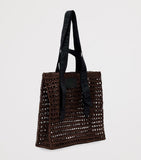 AllSaints Lullah straw tote bag, UK version