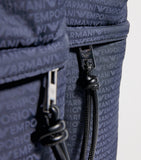 Emporio Armani padded jacquard backpack (British brand)