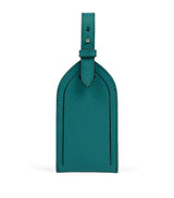 Harrods Smythson Panama Leather Luggage Tag- Buy online at McGrocer