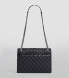 Saint Laurent medium envelope matelassé shoulder bag (British brand)