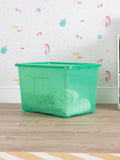 Wham green 80L storage boxes set of 2 with lids (British brand)