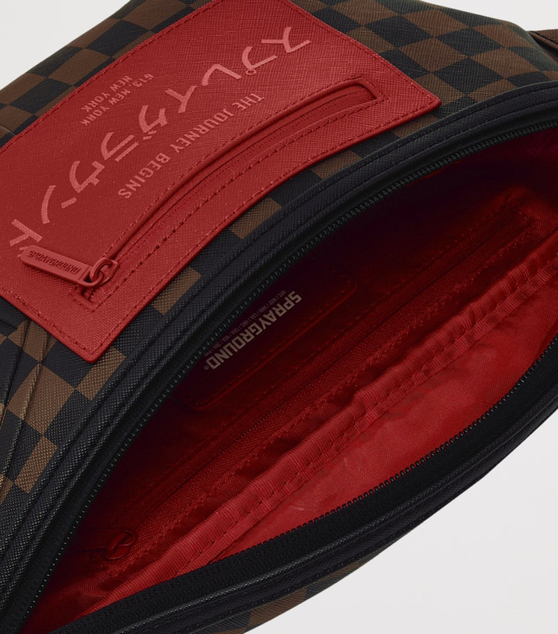 Sprayground Check Redemption cross-body bag, UK version