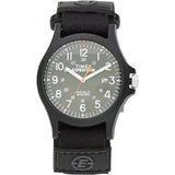 Timex men's black fabric strap watch 40mm - British product