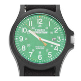 Timex men's black fabric strap watch 40mm - British product