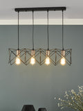 Dar Lighting ceiling light pendant Black Midi 4 light, UK version