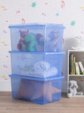 Wham storage box 60L blue crystal sparkle, imported from the UK