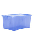 Wham storage box 60L blue crystal sparkle, imported from the UK